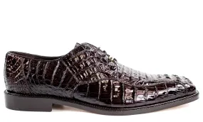 Belvedere Genuine Hornback Crocodile Dress Shoe in Brown - Model 1465