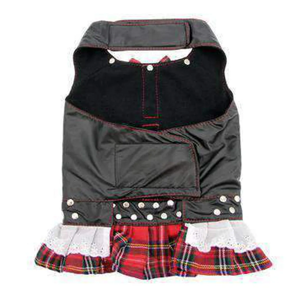 Biker Dog Harness - Red Plaid by Doggles