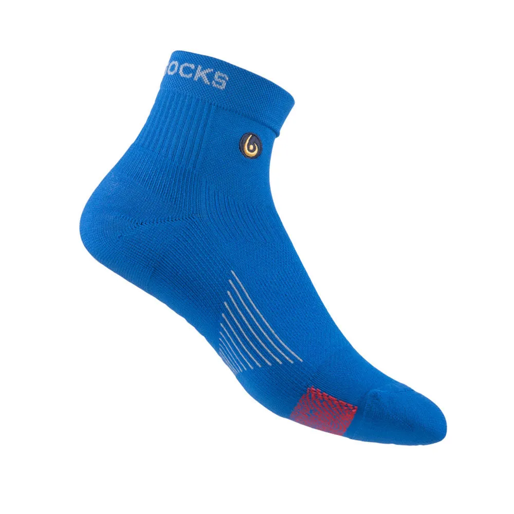 Biowin Athletic Mini Crew Socks - Egyptian Blue - High Performance