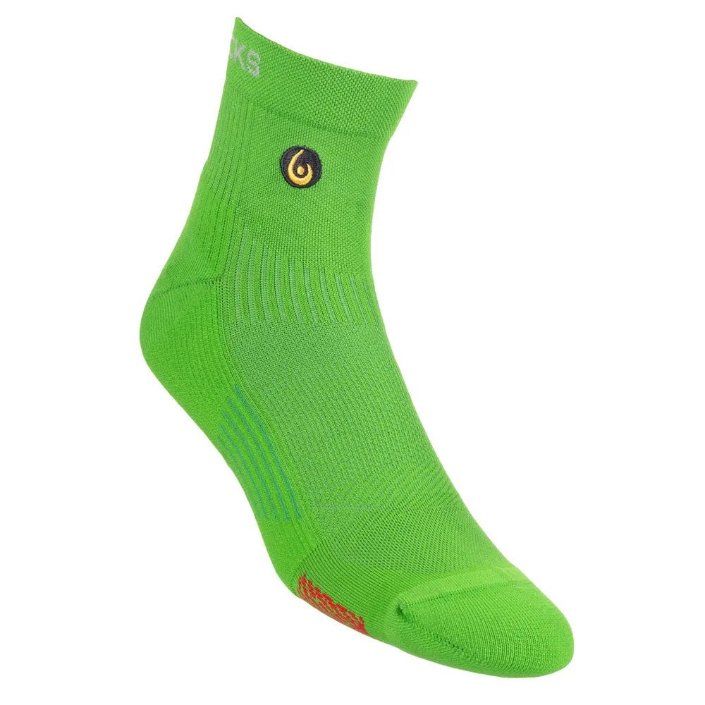 Biowin Athletic Mini Crew Socks - Neon Green