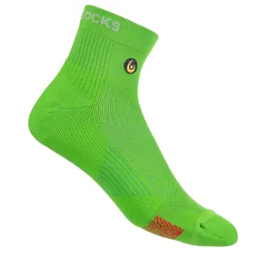 Biowin Athletic Mini Crew Socks - Neon Green