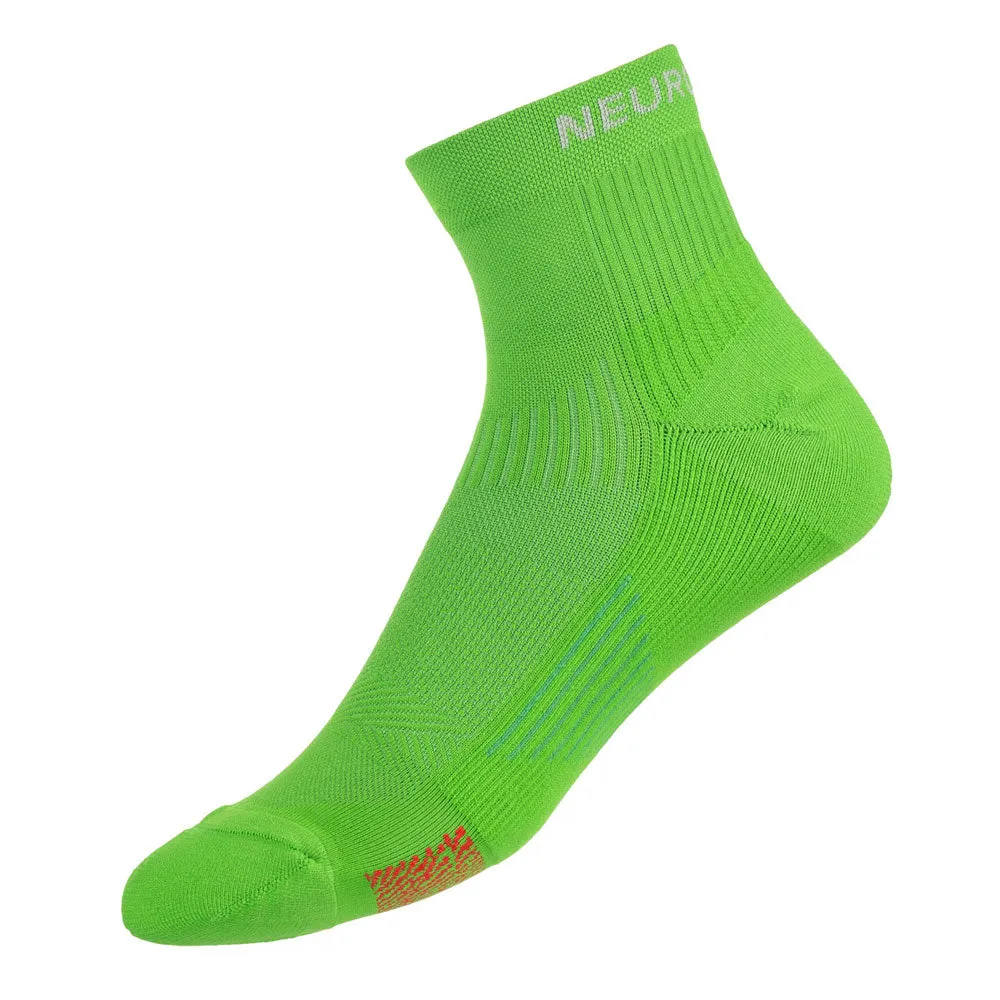 Biowin Athletic Mini Crew Socks - Neon Green