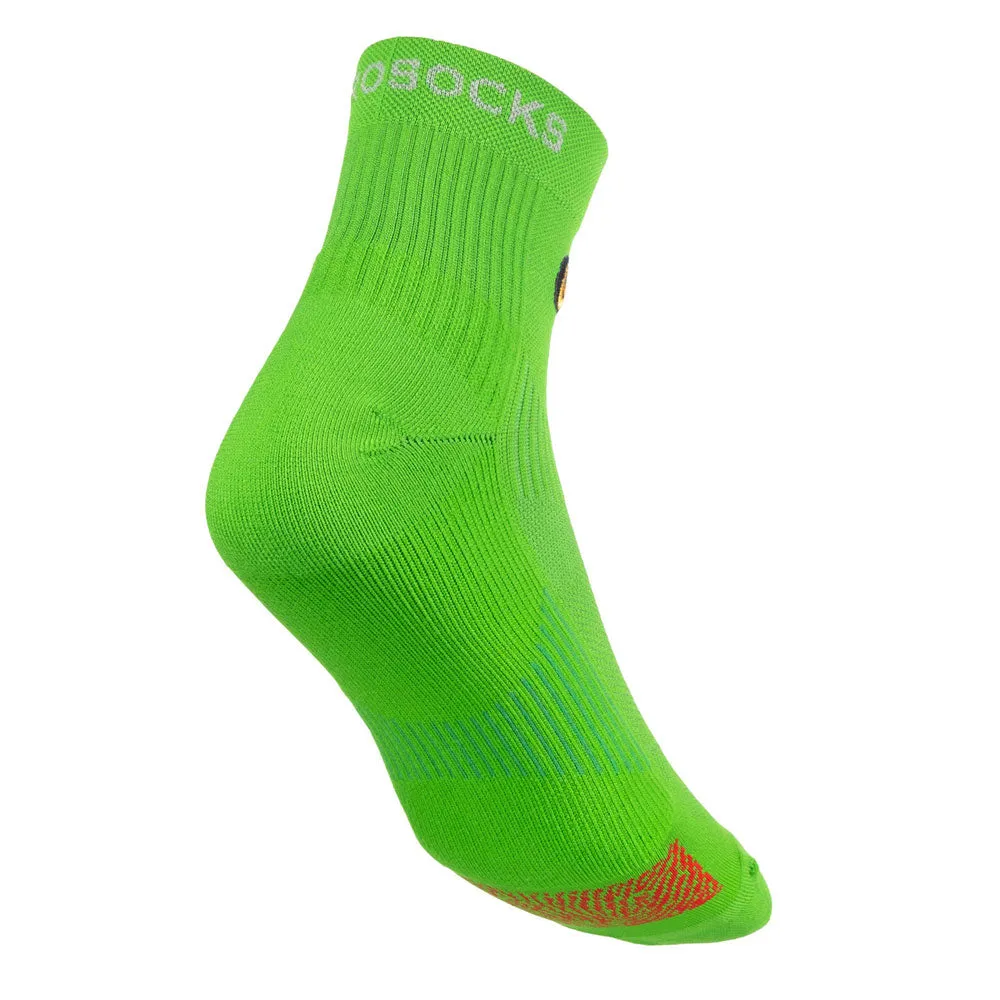 Biowin Athletic Mini Crew Socks - Neon Green