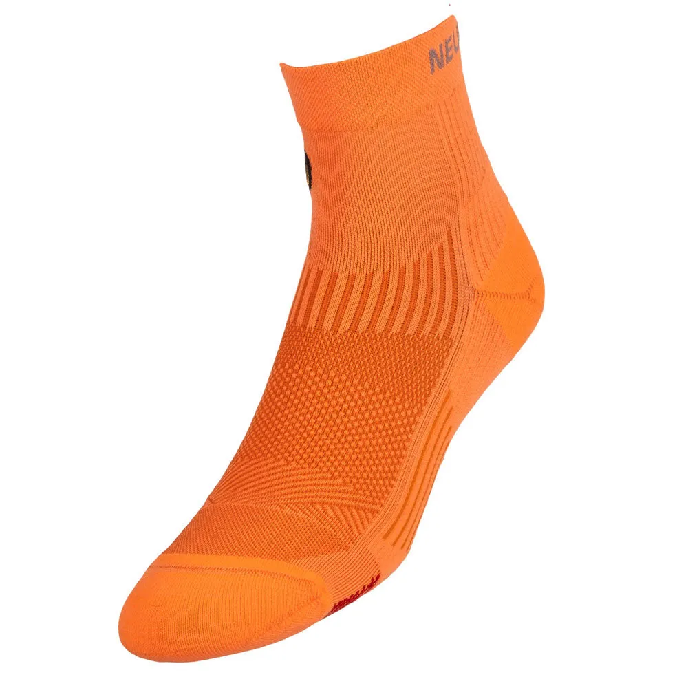 Biowin Neon Orange Athletic Mini Crew Neurosocks