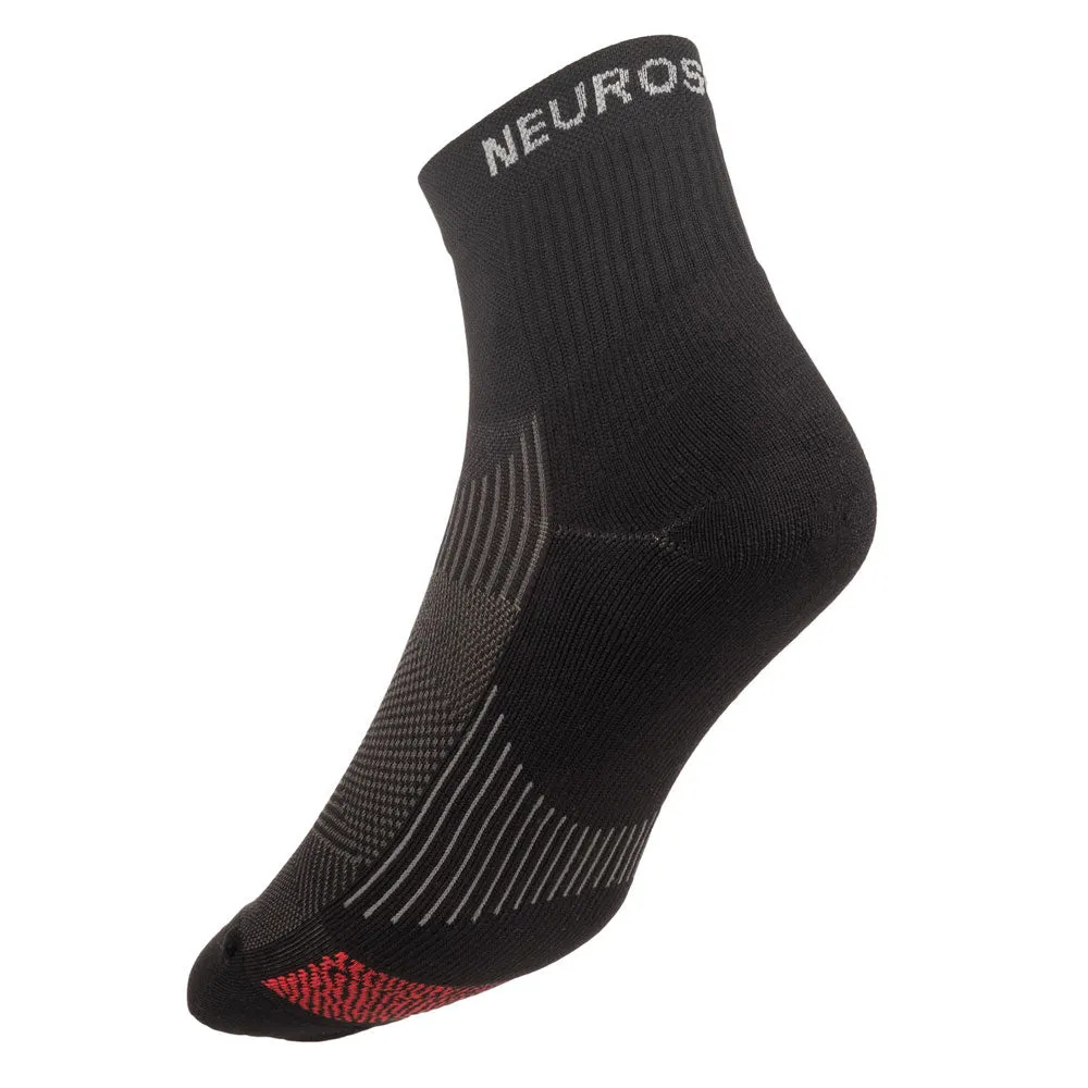 Black Athletic Mini Crew Neurosocks by Biowin