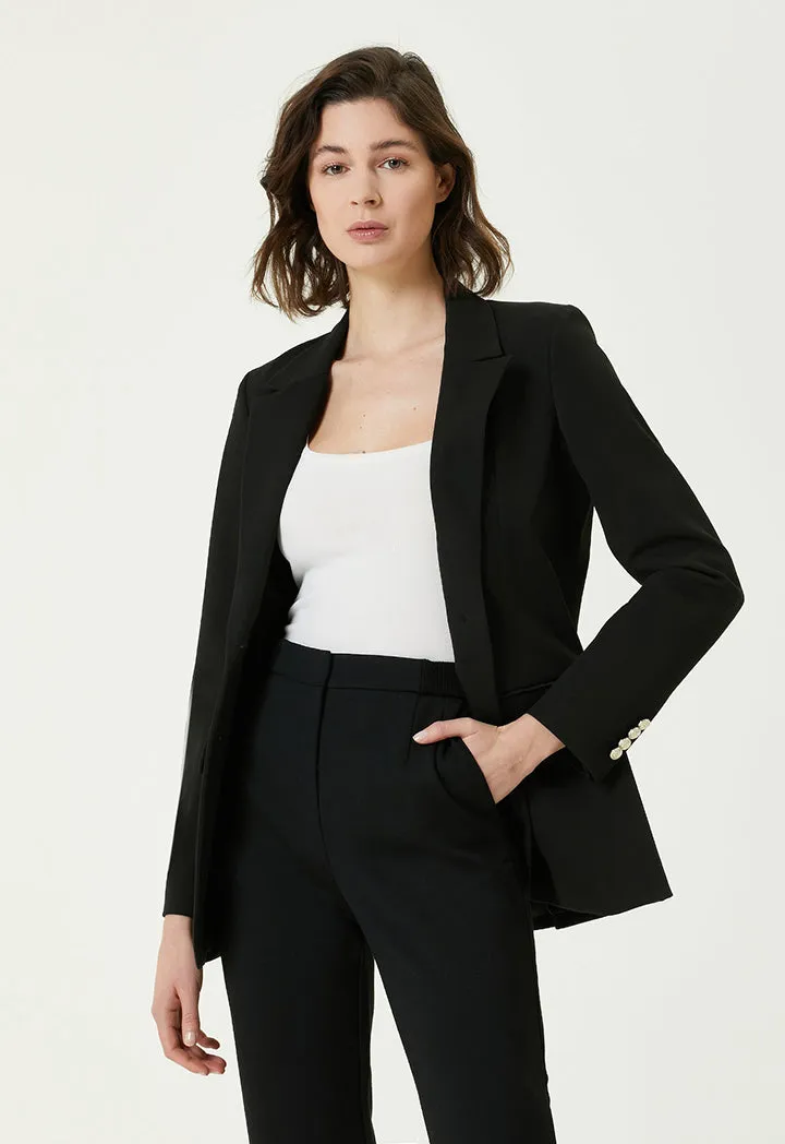 Black Blazer Collection with Butterfly Collar.