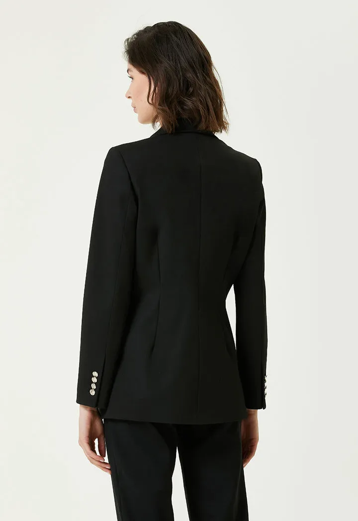 Black Blazer Collection with Butterfly Collar.