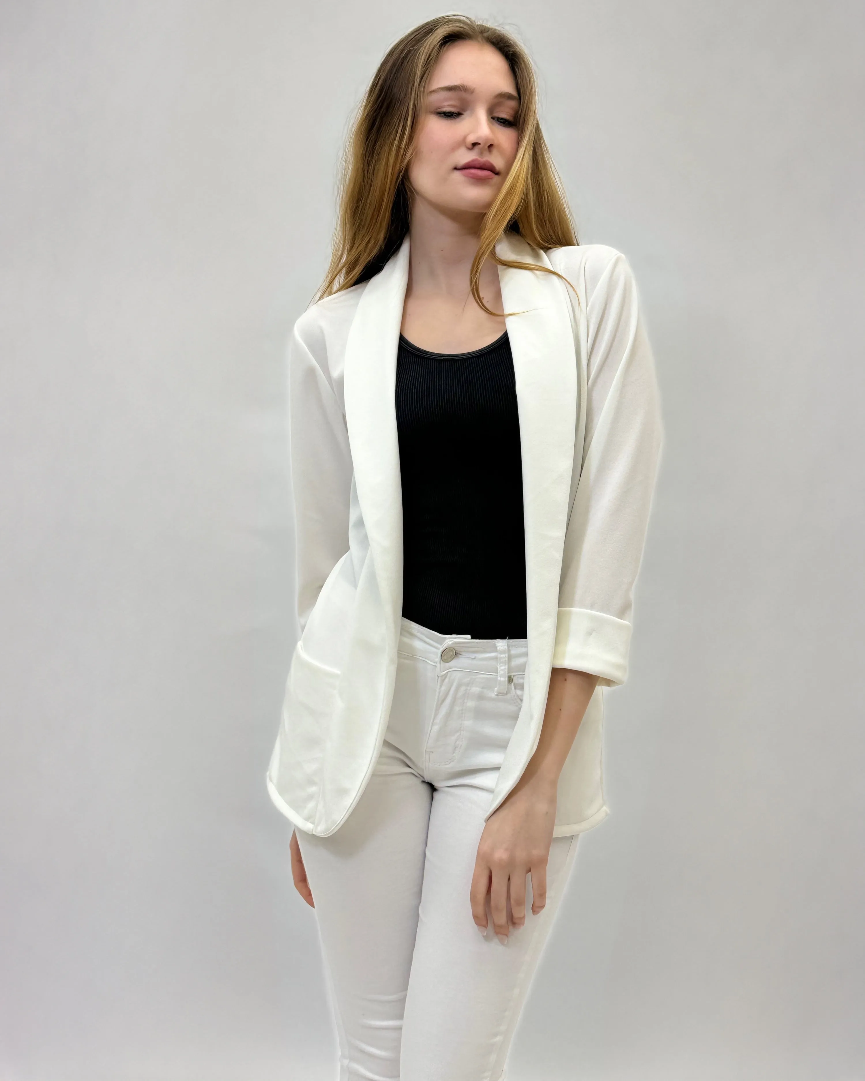 Blazer with pockets