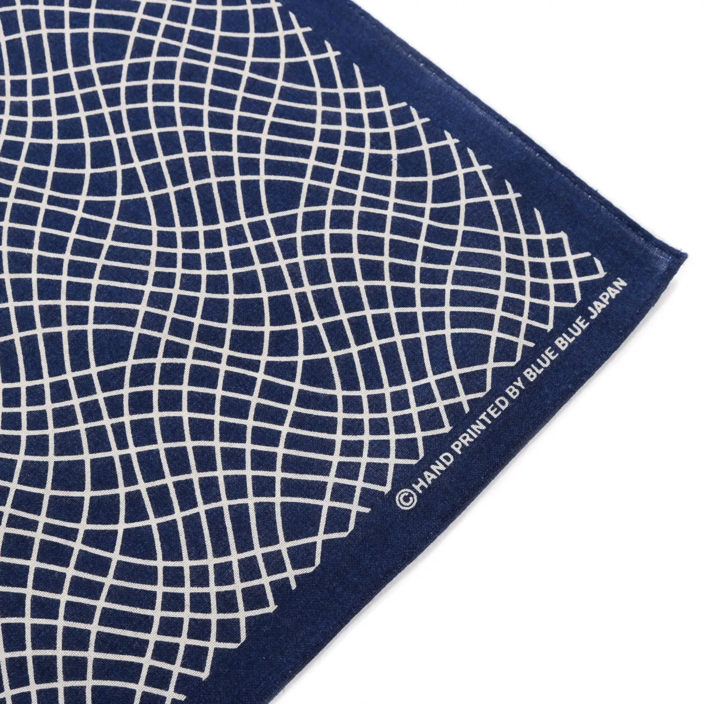 Blue Japan wave bandana