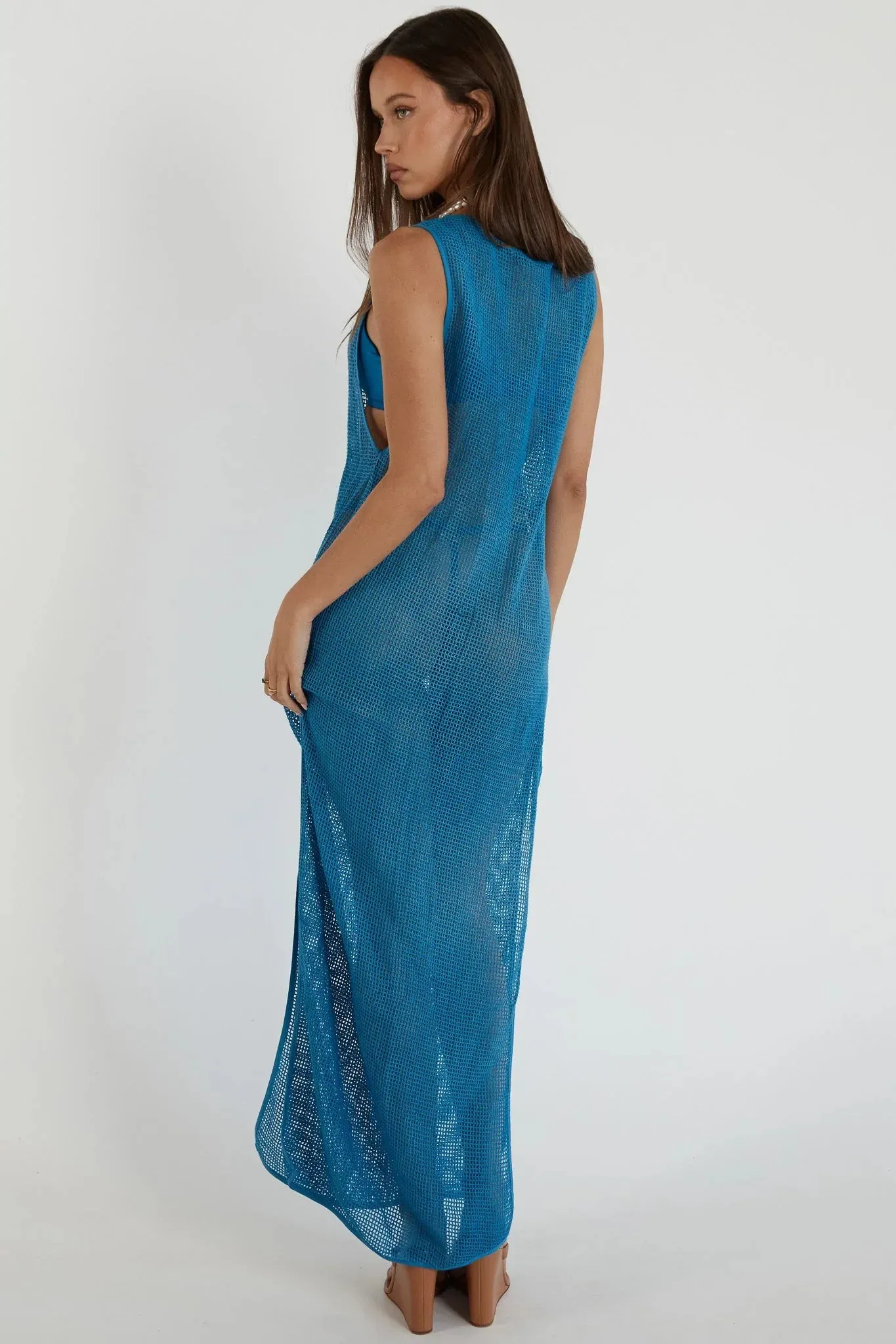 Blue Paradise Maxi Dress