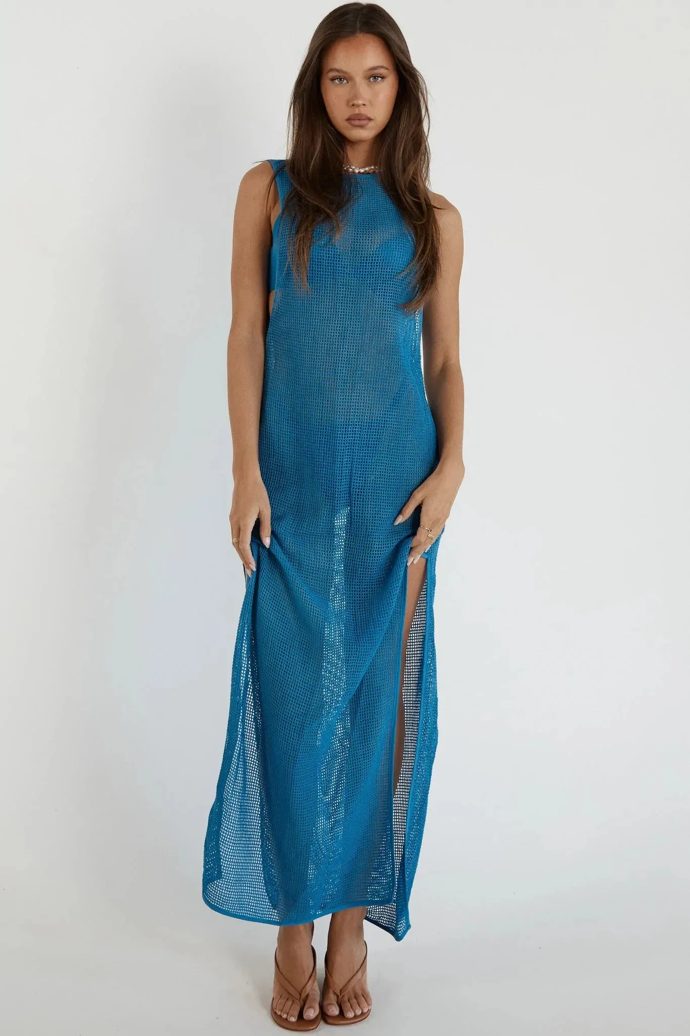 Blue Paradise Maxi Dress