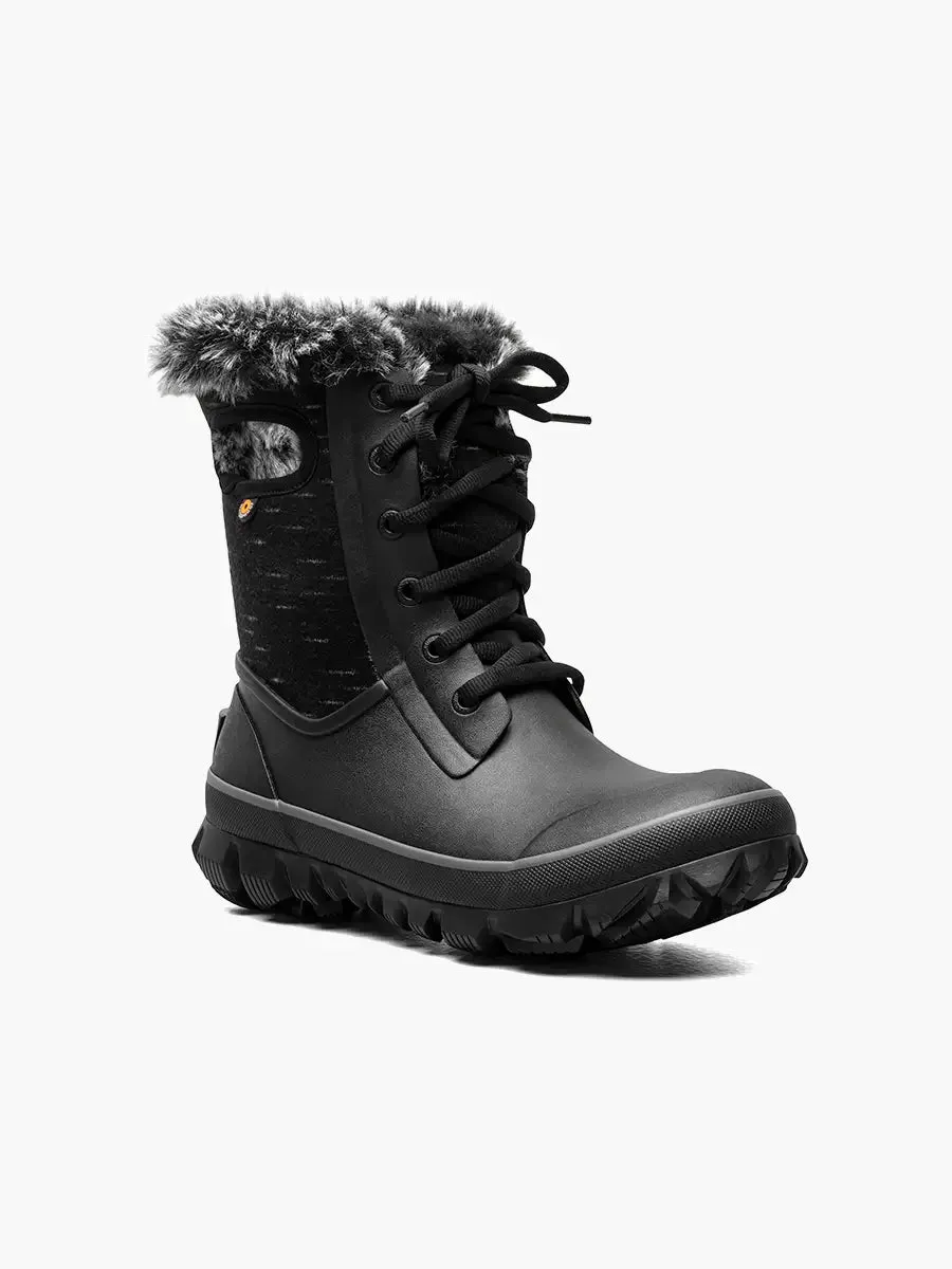 Bogs Arcata Dash Black Winter Boots for Women 73117-001