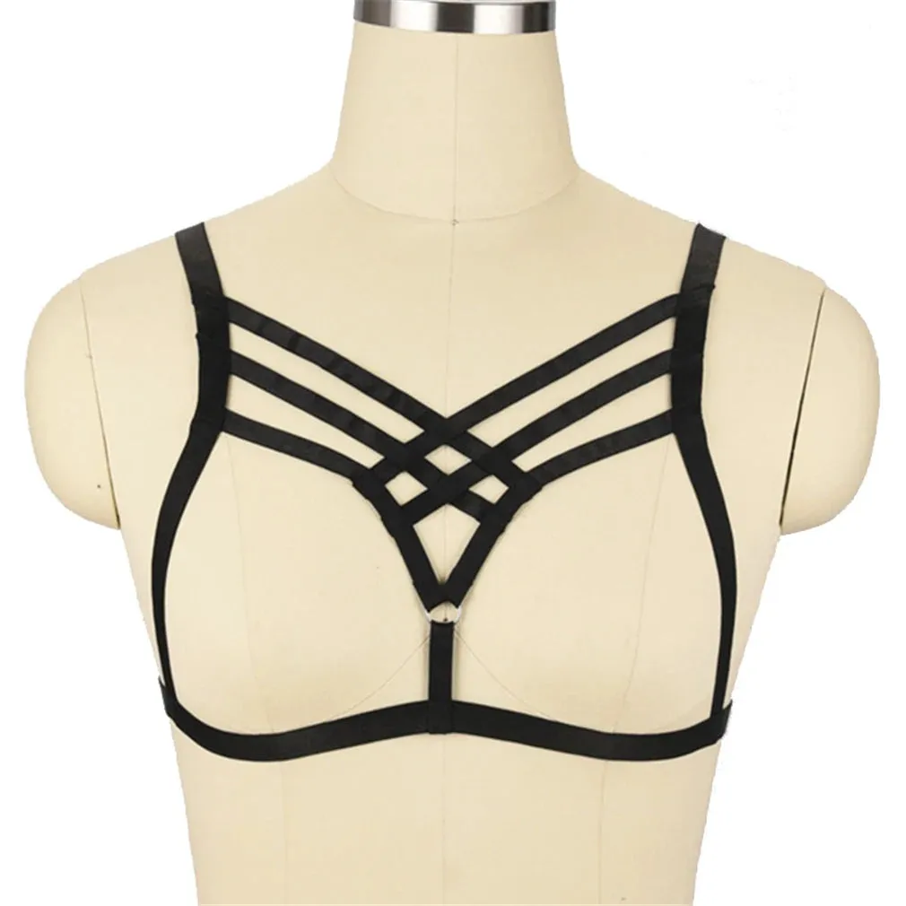 Breast Harness Bra - Body Binding Pentagram