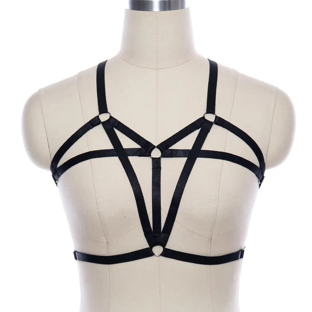 Breast Harness Bra - Body Binding Pentagram