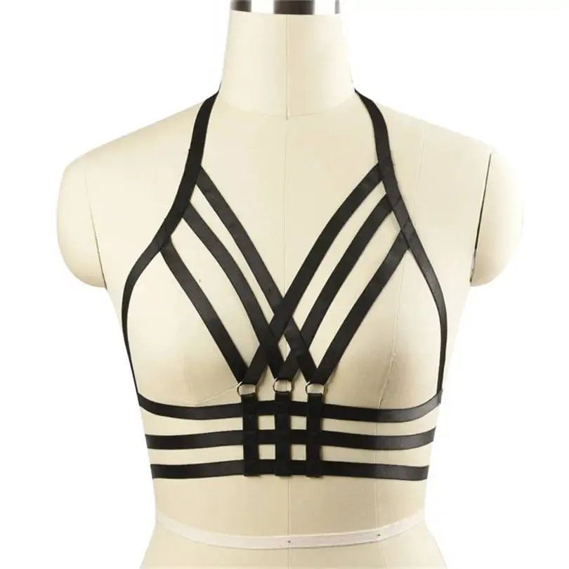 Breast Harness Bra - Body Binding Pentagram