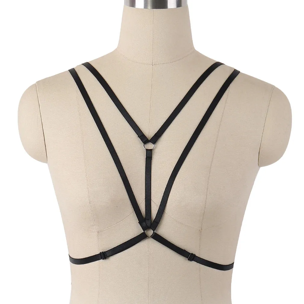 Breast Harness Bra - Body Binding Pentagram