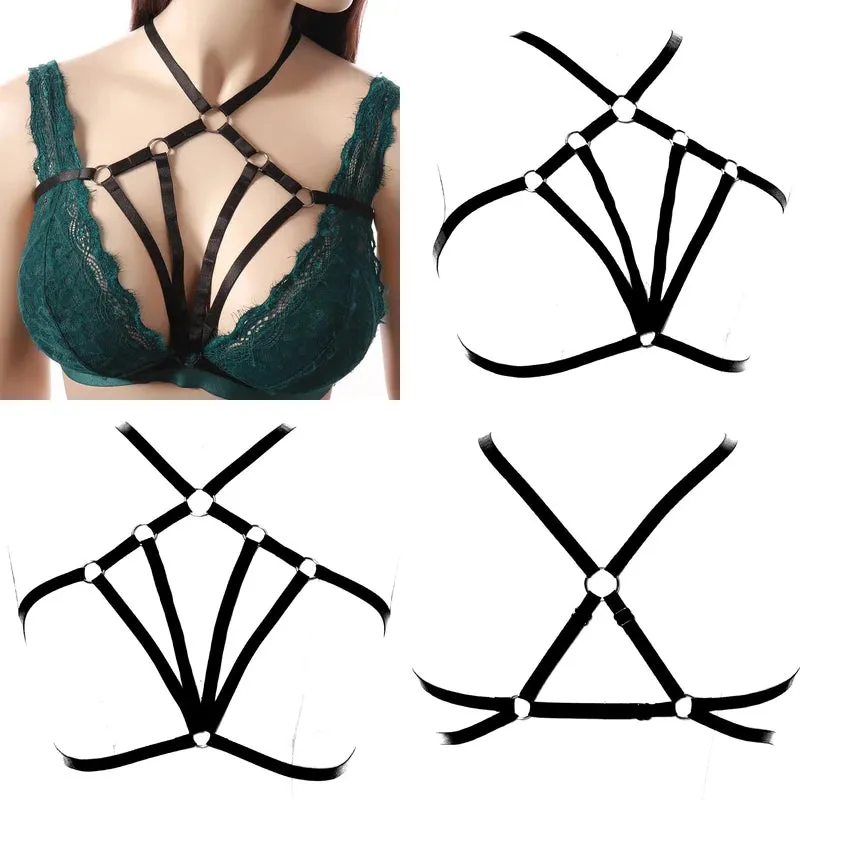 Breast Harness Bra - Body Binding Pentagram