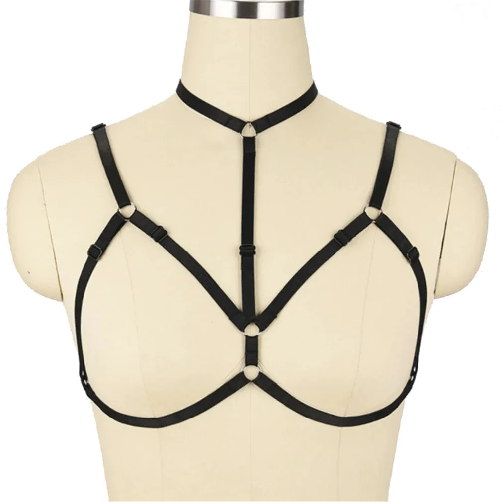 Breast Harness Bra - Body Binding Pentagram