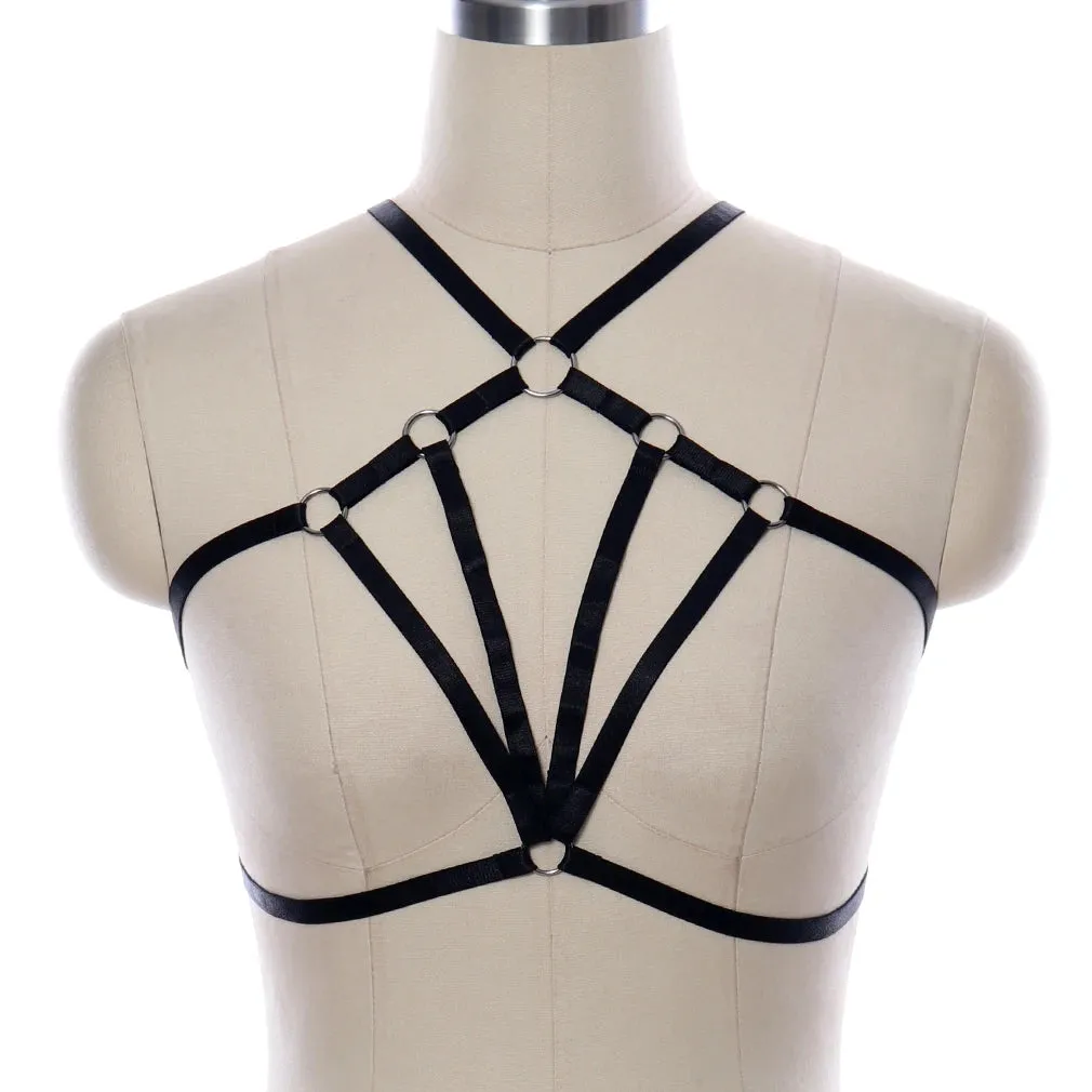 Breast Harness Bra - Body Binding Pentagram