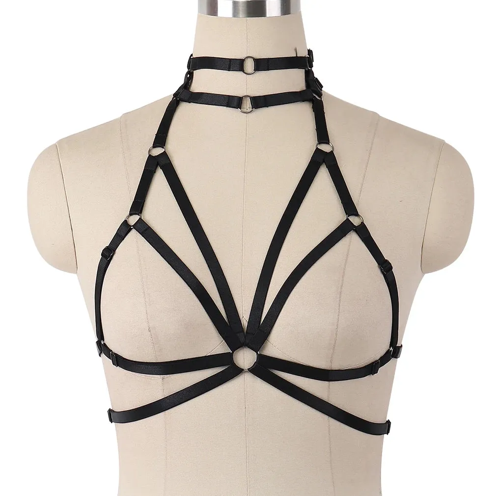 Breast Harness Bra - Body Binding Pentagram