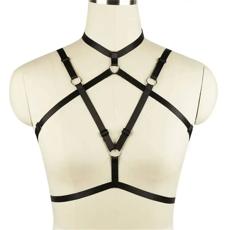 Breast Harness Bra - Body Binding Pentagram