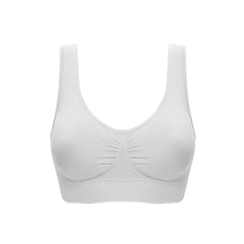 Breathable Seamless Sleep Crop Top Fitness Bra