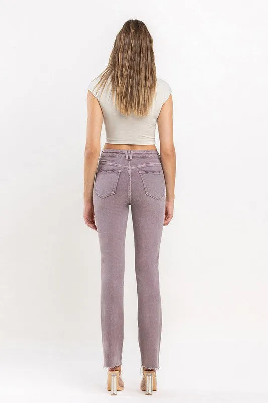 Burnt Rose Bootcut Jeans - Mid Rise