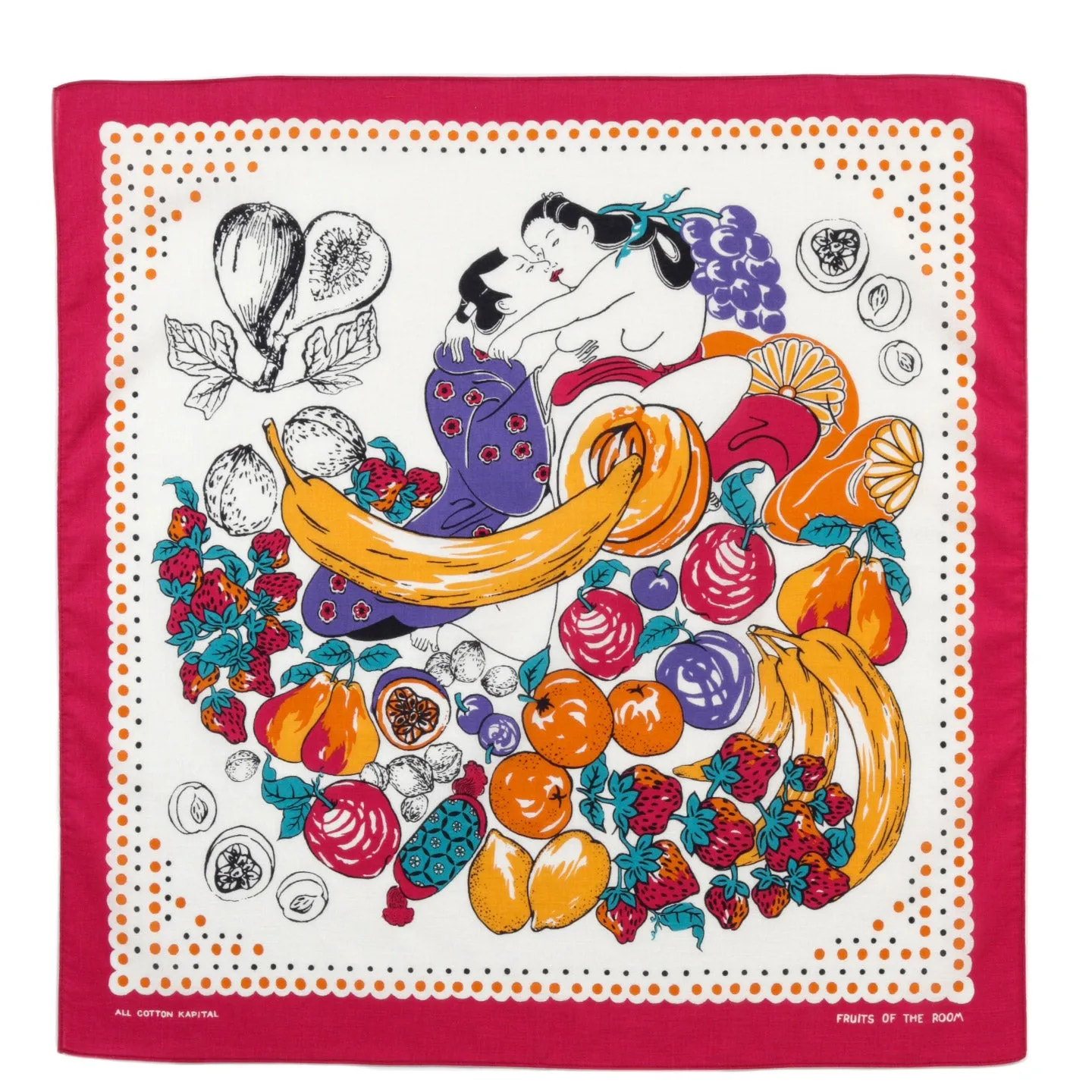 Capital Color Bandana Fruit Pink Shunga - Shop Now