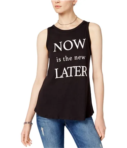 Carbon Copy Womens Now Is The New Later Tank Top