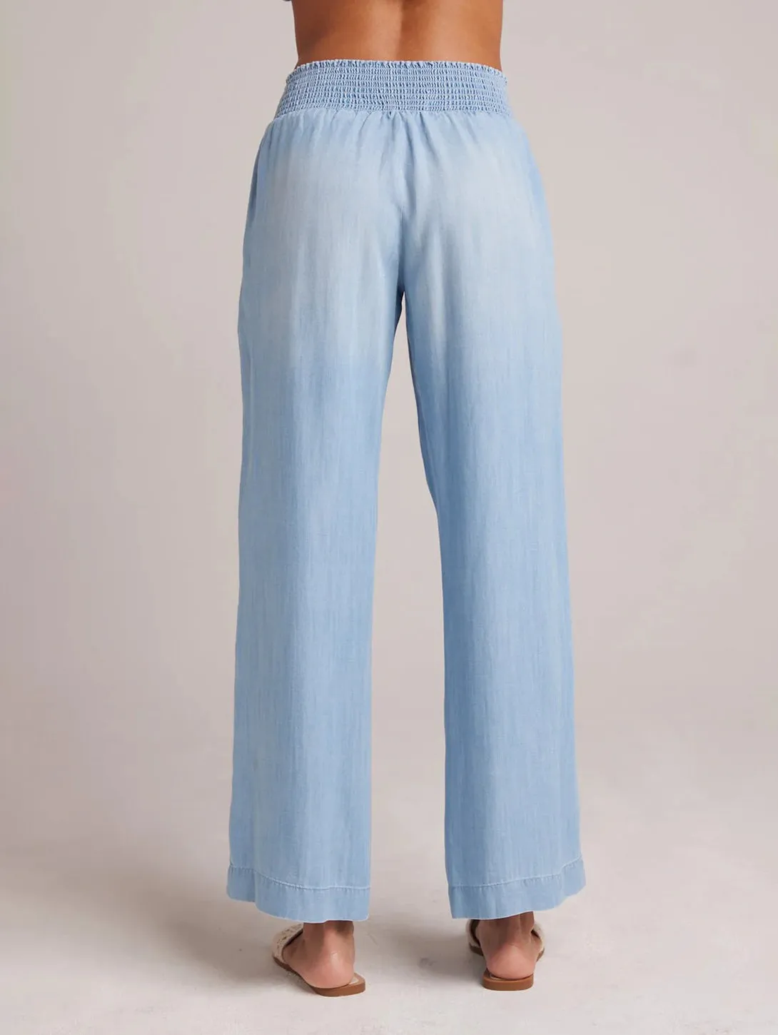 Caribbean Smocked Waist Wide Leg Pant