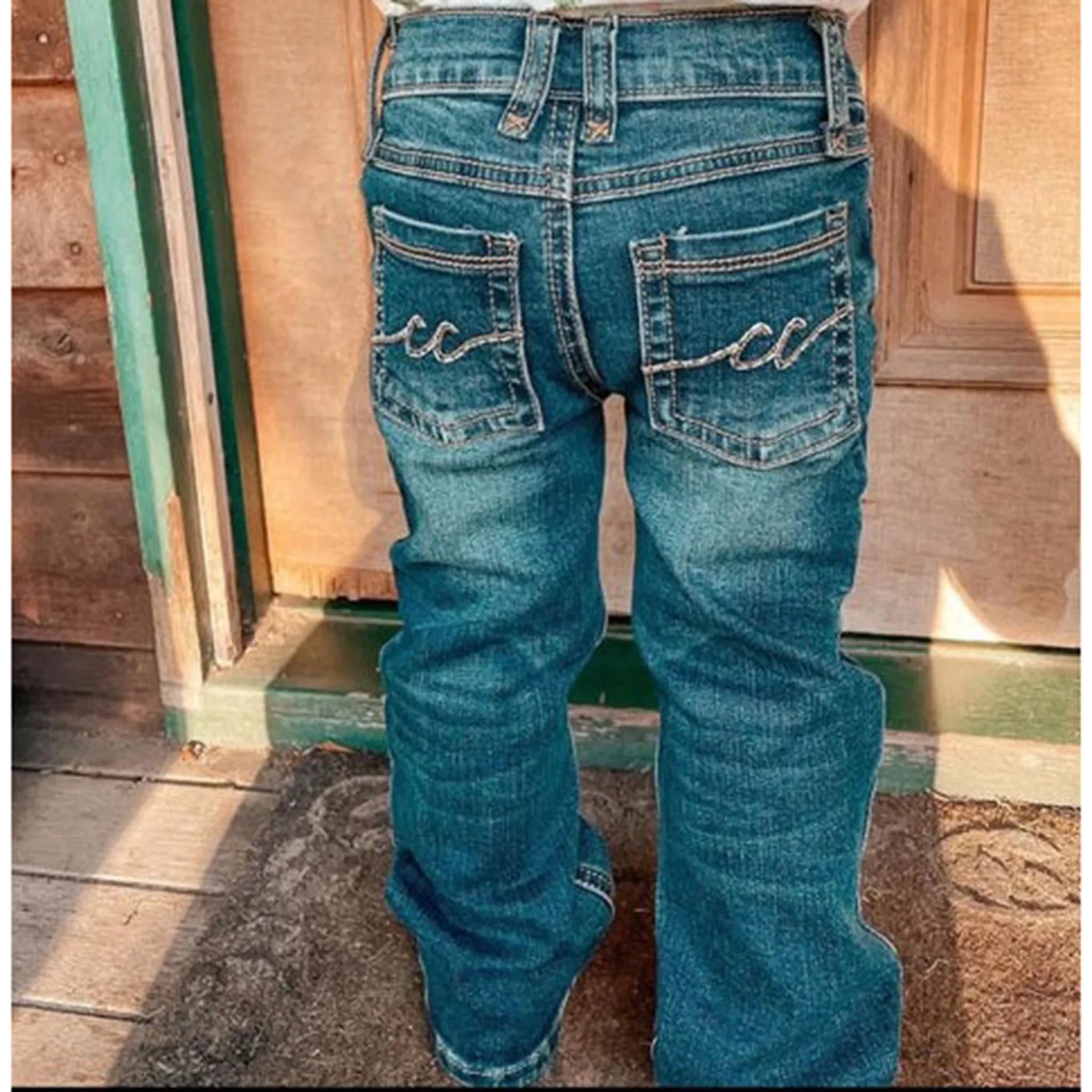 CC Western Toddler Medium Wash Bootcut Jeans