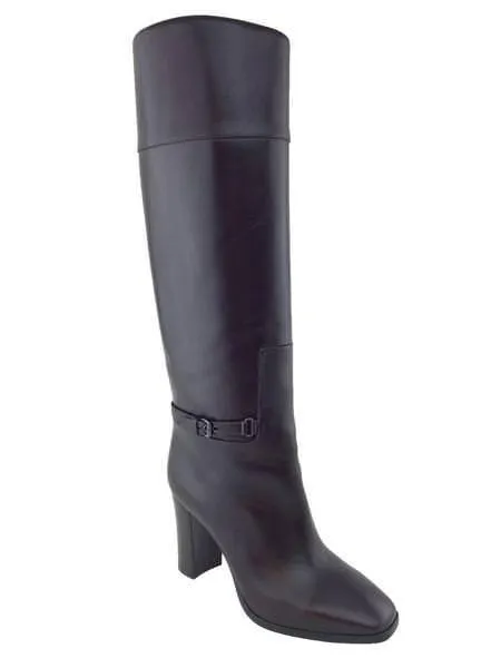 Christian Louboutin Mervillon 85 Leather Knee Boots - Size 6/36