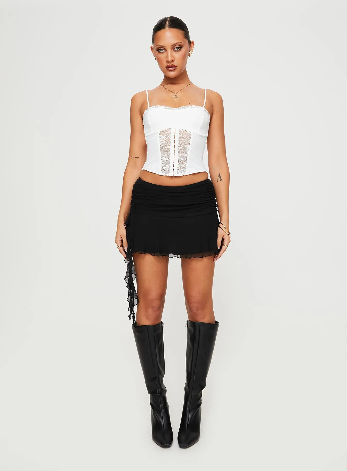 Coletto White Corset Top