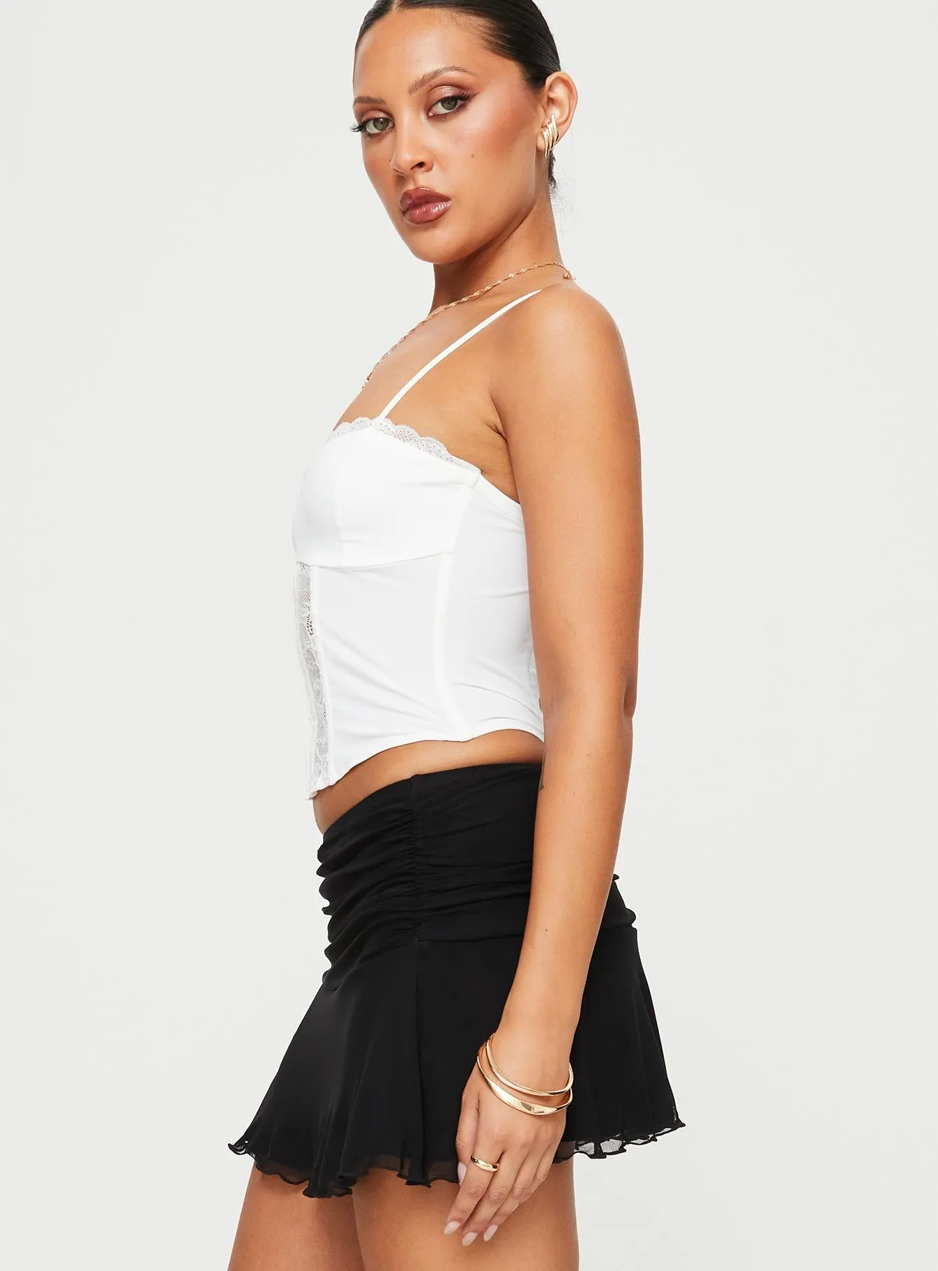 Coletto White Corset Top