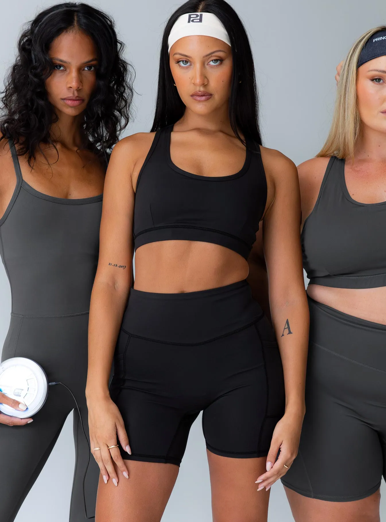 Conquer Black Activewear Shorts