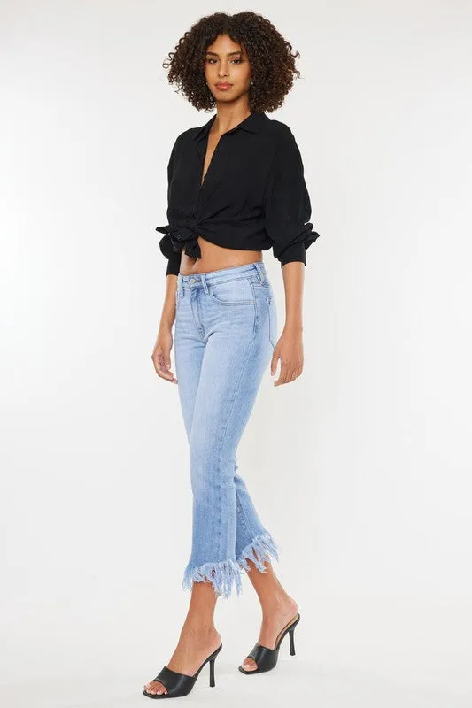 Crop Bootcut Jeans (L15)