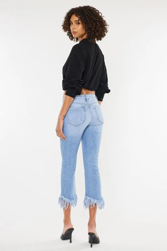 Crop Bootcut Jeans (L15)