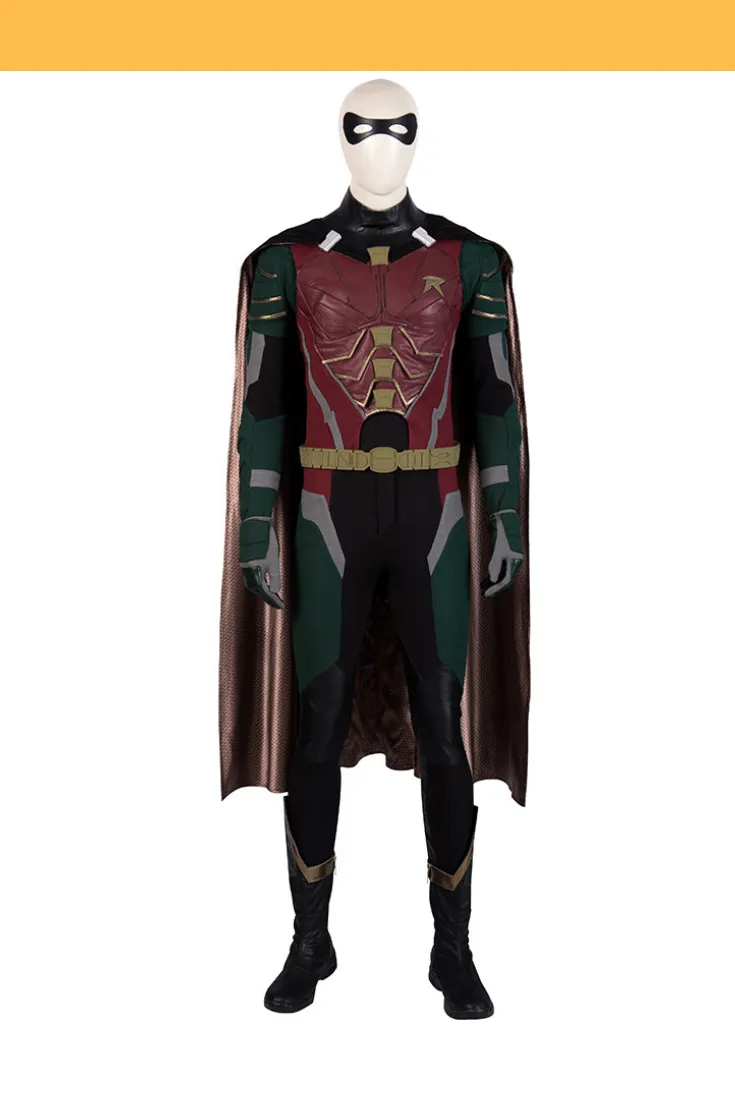 Custom Titan Robin Cosplay Costume - PU Leather