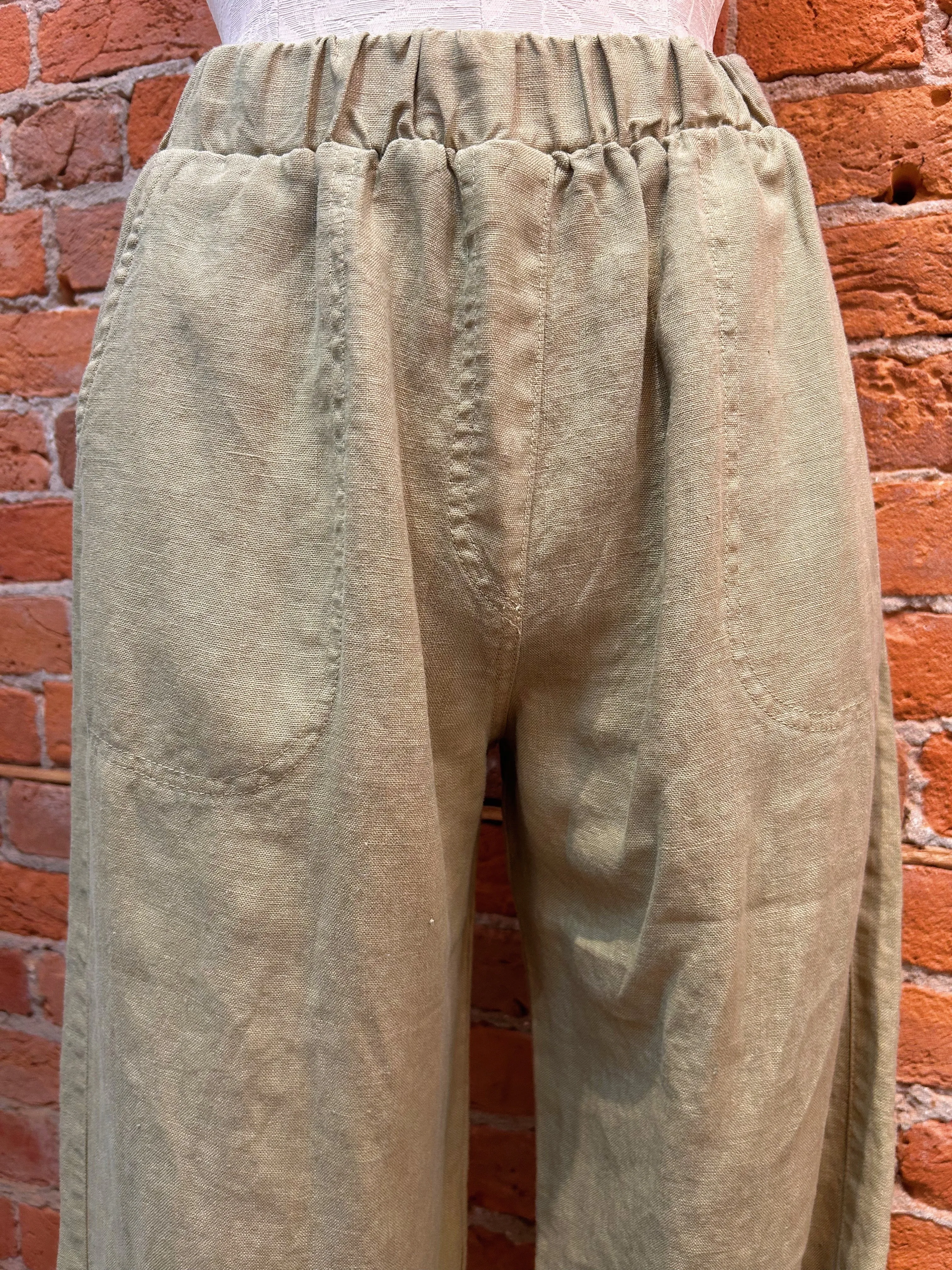 Cut Loose pant, long linen