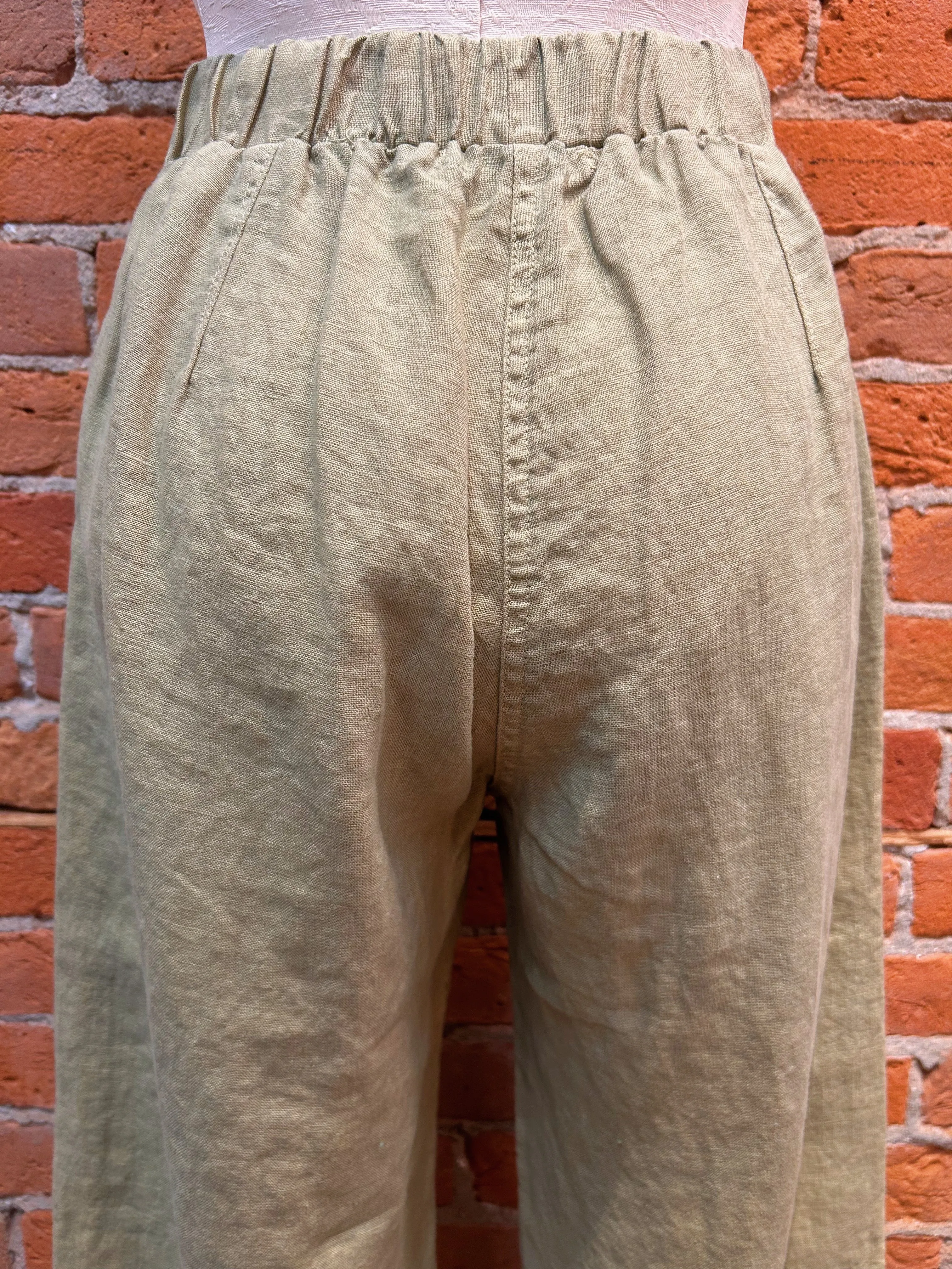 Cut Loose pant, long linen