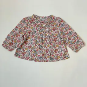 Cyrillus Liberty Print Blouse - Collared | Size 12 Months