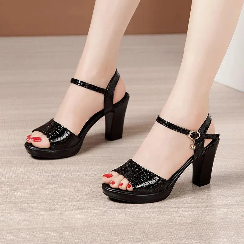 DB122 Women's Casual Shoes - Dress Wedge Heel Sandals.