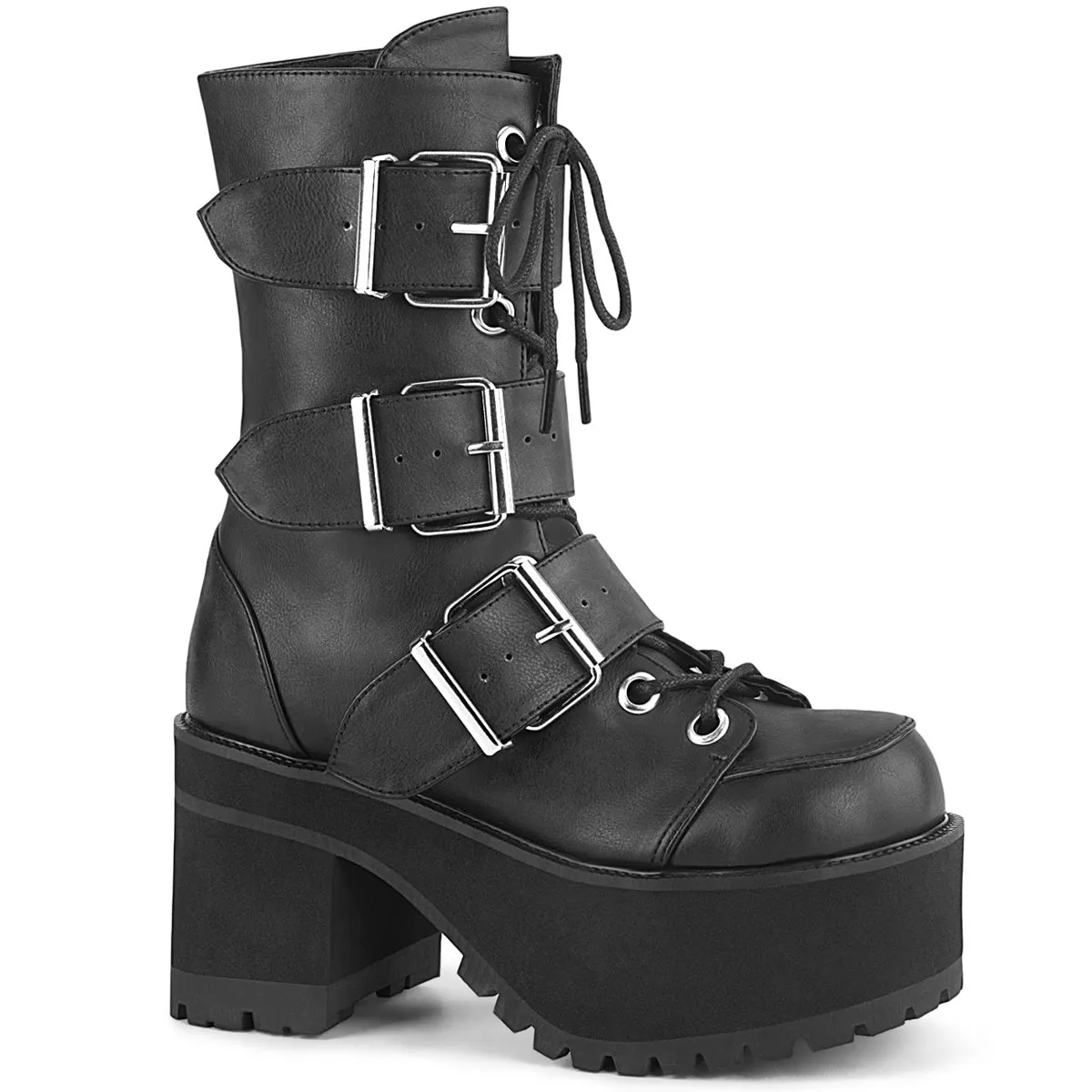 Demonia Ranger-308 - Black Vegan Leather Pre Order