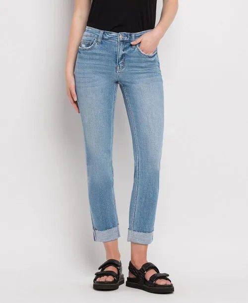 Denim High Rise Bootcut Jeans - Destin