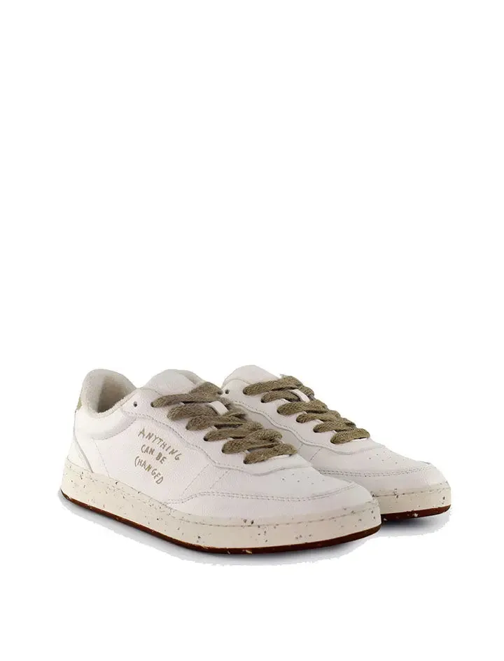 Evergreen White and Cream Women's ACBC Sneakers