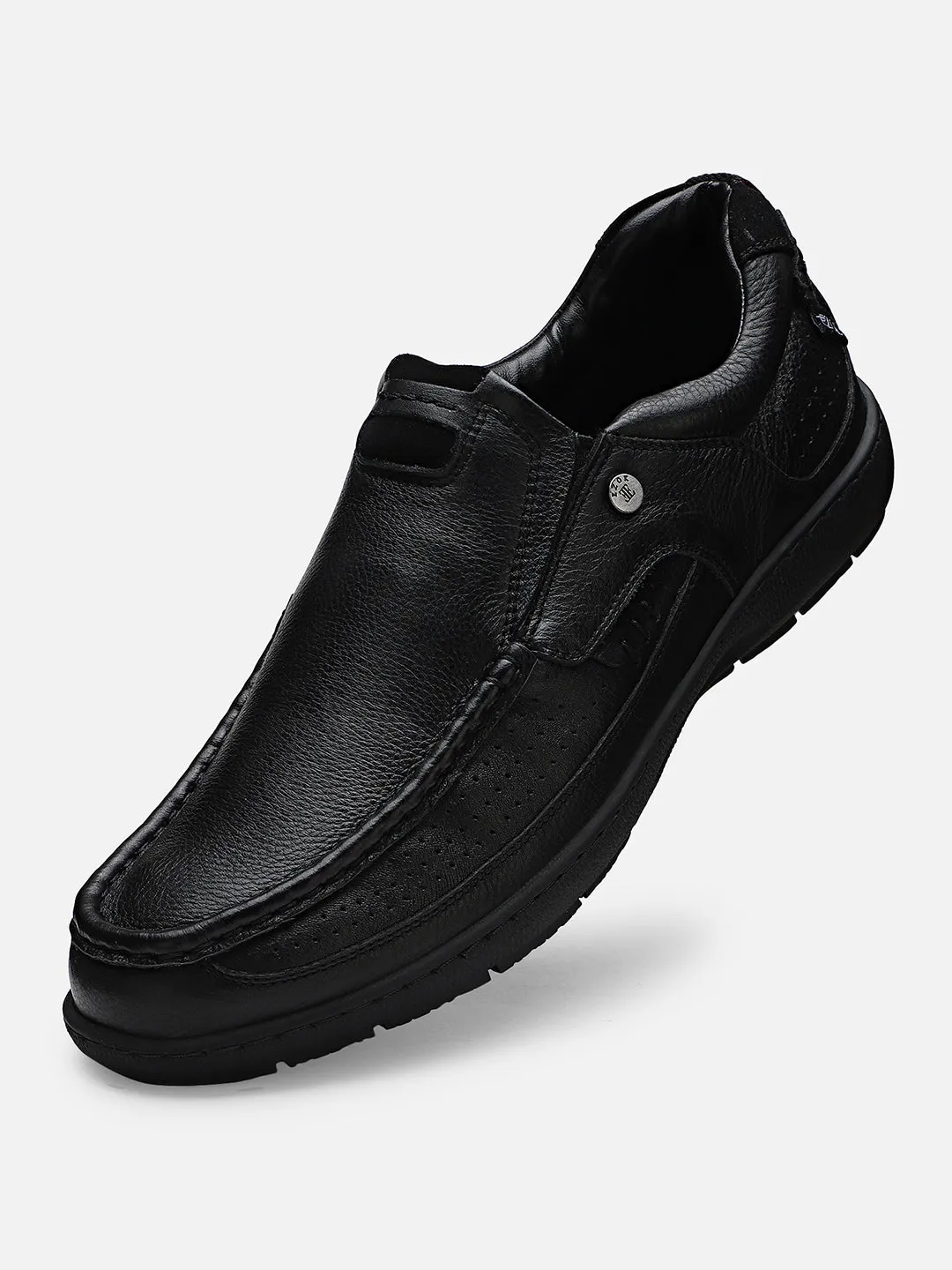 Ezok Men Haig 2184 Black Leather Casual Shoes - Result: Men's Black Leather Casual Shoes - Ezok Haig 2184