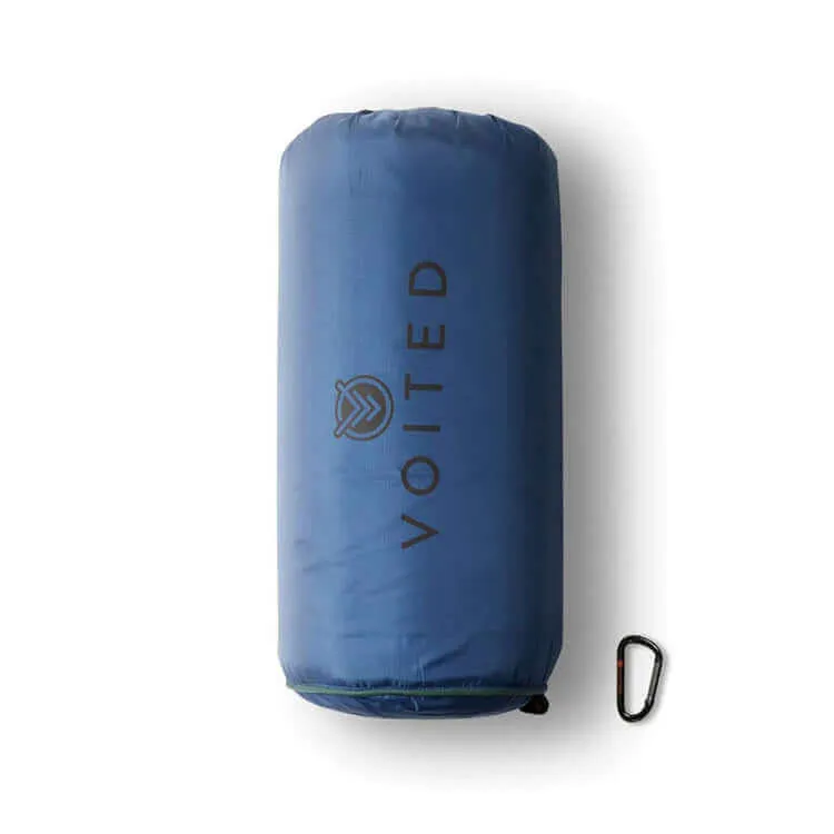 Fleece sleeping bag - Camp Vibes Green Fork