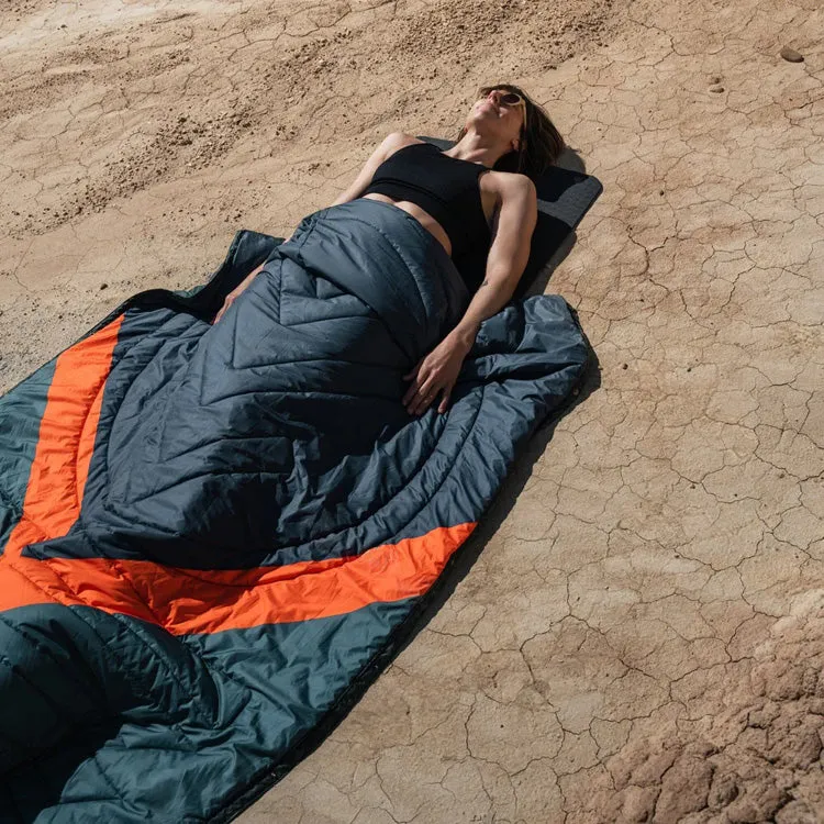 Fleece sleeping bag for cabins.