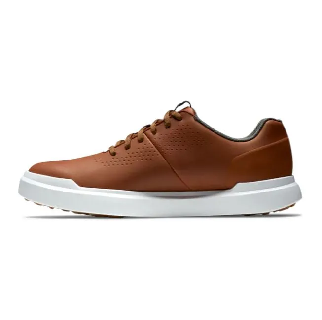 Footjoy Contour Casual Brown 53999 - Trendy Spikeless Golf Shoes