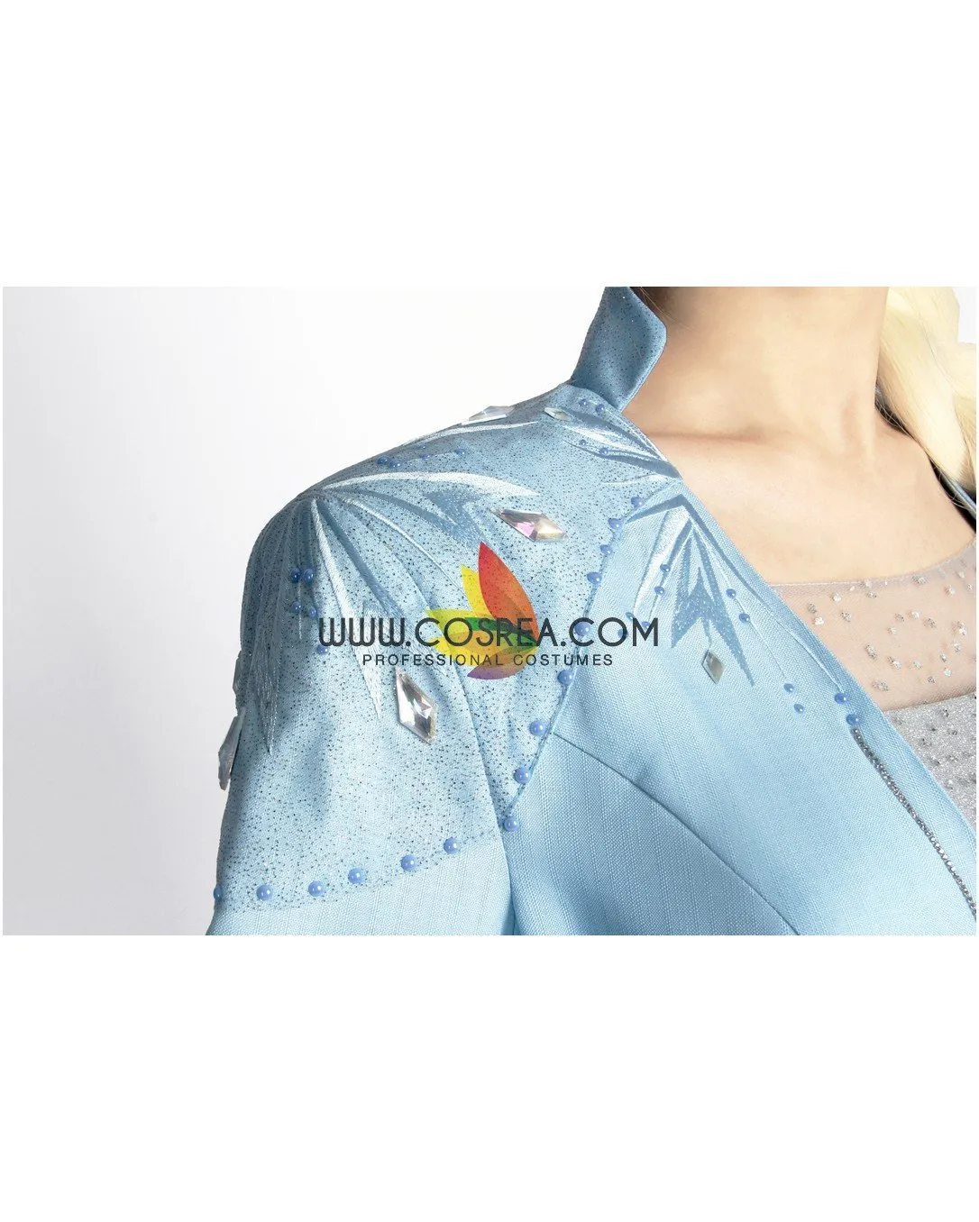 Frozen 2 Elsa Cosplay Costume - High Detail Gradient Embroidery